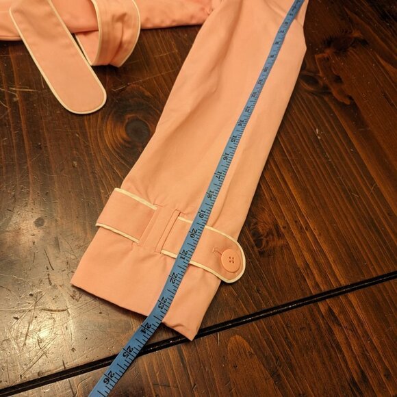 Perfect Pink Jaclyn Smith trench coat, rain jacket, size small, barbiecore - Picture 7 of 9